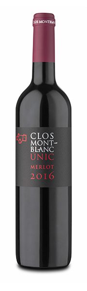 Únic merlot wine- Clos Montblanc
